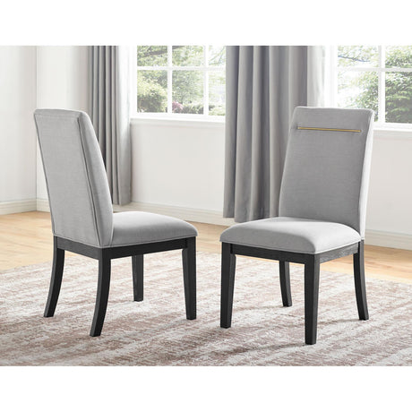  Steve Silver Furniture Yves YS500 9 pc Dining Set - Grey IMAGE 3