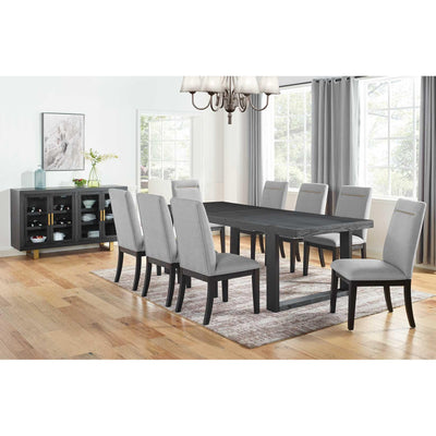  Steve Silver Furniture Yves YS500 10 pc Dining Set - Grey IMAGE 1