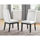  Steve Silver Furniture Yves YS500 8 pc Dining Set - White IMAGE 3