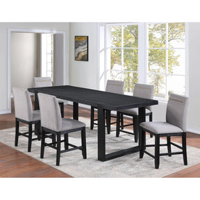  Steve Silver Furniture Yves YS500 7 pc Counter Height Dining Set - Grey IMAGE 1