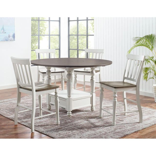  Steve Silver Furniture Joanna 7 pc Drop-Leaf Counter Dining Set IMAGE 1