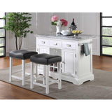  Steve Silver Furniture Zermatt ZR380 3 pc Counter Height Dining Set IMAGE 1