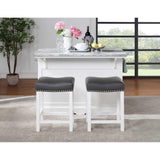  Steve Silver Furniture Zermatt ZR380 3 pc Counter Height Dining Set IMAGE 2