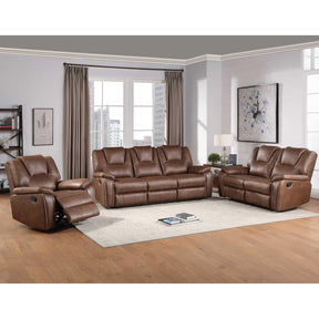  Steve Silver Furniture Katrine KT800 3 pc Reclining Living Room Set - Chestnut Brown IMAGE 1