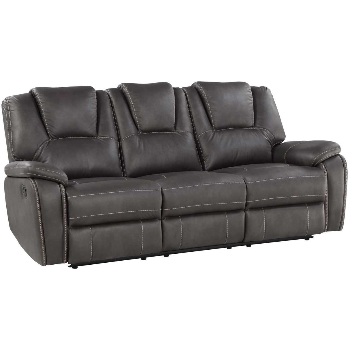  Steve Silver Furniture Katrine KT800 3 pc Reclining Living Room Set - Charcoal IMAGE 2