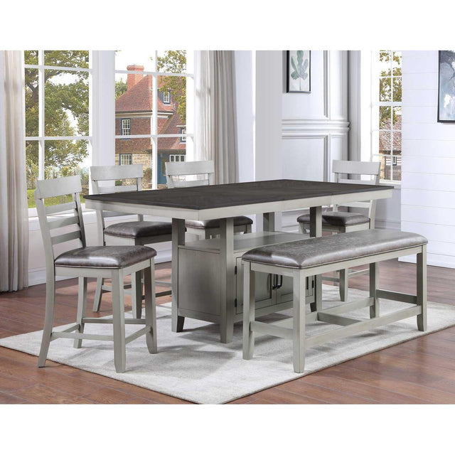  Steve Silver Furniture Hyland HY500 6 pc Counter Height Dining Set IMAGE 1