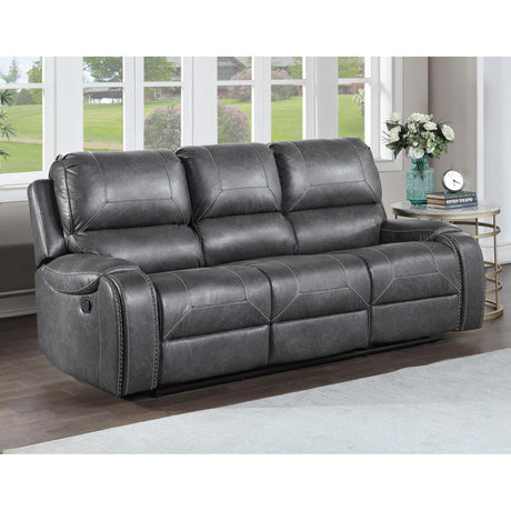  Steve Silver Furniture Keily KE800 3 pc Reclining Living Room Set - Grey IMAGE 2