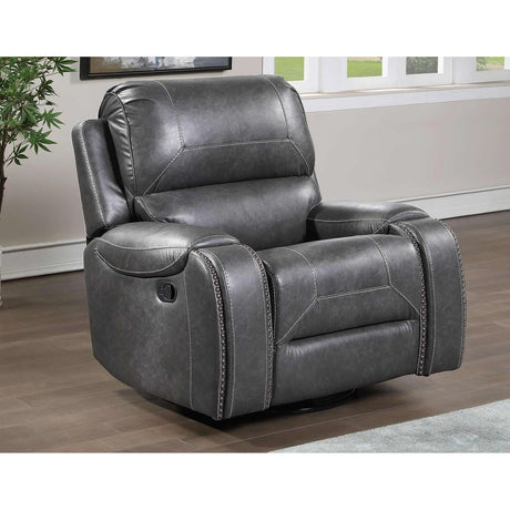 Steve Silver Furniture Keily KE800 3 pc Reclining Living Room Set - Grey IMAGE 4
