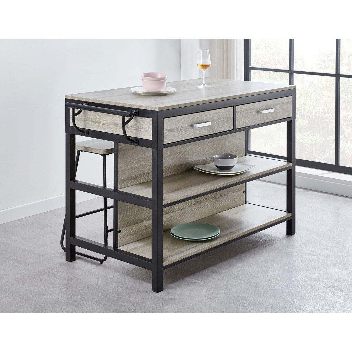  Steve Silver Furniture Carson CR550 3 pc Counter Height Dining Set IMAGE 2