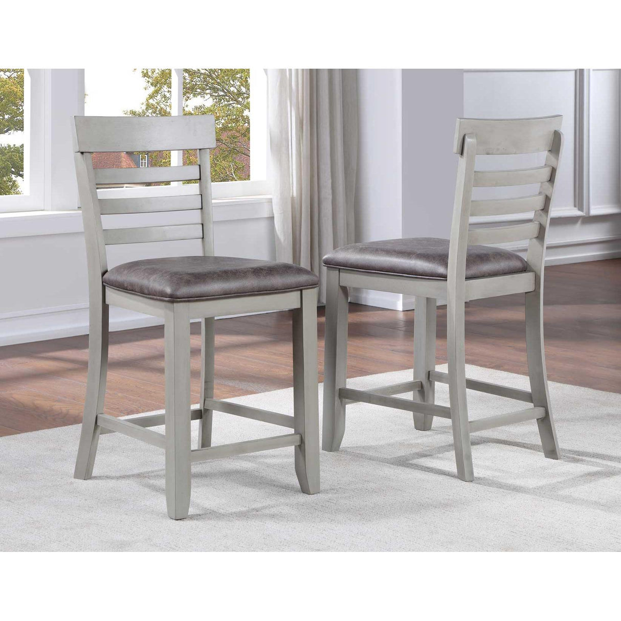  Steve Silver Furniture Hyland HY500 7 pc Counter Height Dining Set IMAGE 3