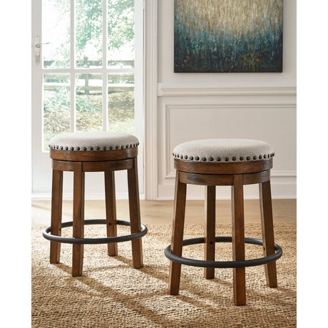  Signature Design by Ashley Valebeck D546D8 5 pc Counter Height Dining Set IMAGE 2
