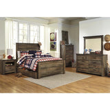  Signature Design by Ashley Trinell B446B9 Full Panel Bed with 1 Large Storage Drawer IMAGE 2