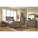  Signature Design by Ashley Trinell B446B10 Full Panel Bed with 2 Storage Drawers IMAGE 2