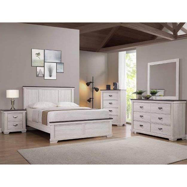  Crown Mark Leighton B8180 6 pc Twin Panel Bedroom Set IMAGE 1
