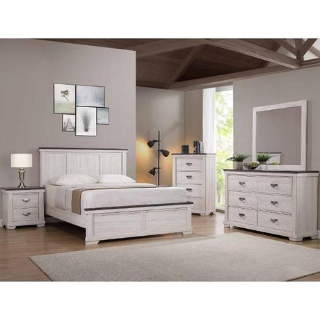  Crown Mark Leighton B8180 6 pc Twin Panel Bedroom Set IMAGE 1