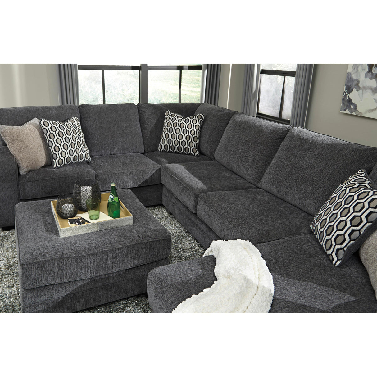  Benchcraft Tracling 72600U1 4 pc Living Room Set IMAGE 2