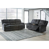  Signature Design by Ashley Draycoll 76504U2 2 pc Power Reclining Living Room Set IMAGE 2