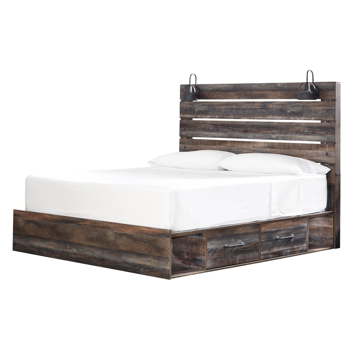  Signature Design by Ashley Drystan B211B66 8 pc King Panel Storage Bedroom Set IMAGE 2