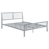 Cooper Queen Metal Bed Silver image