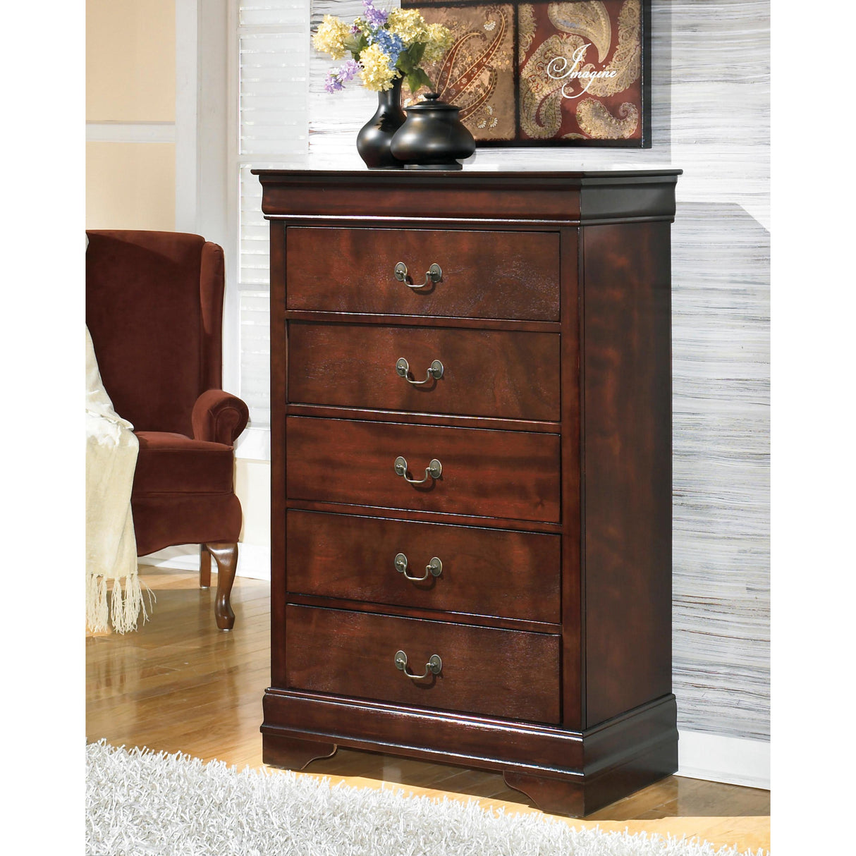  Signature Design by Ashley Alisdair B376B13 7 pc King Sleigh Bedroom Set IMAGE 5