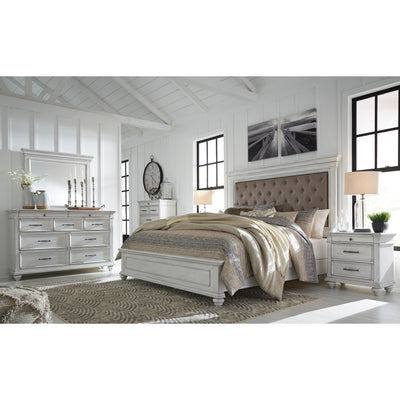  Benchcraft Kanwyn B777B17 5 pc Queen Upholstered Panel Bedroom Set IMAGE 1