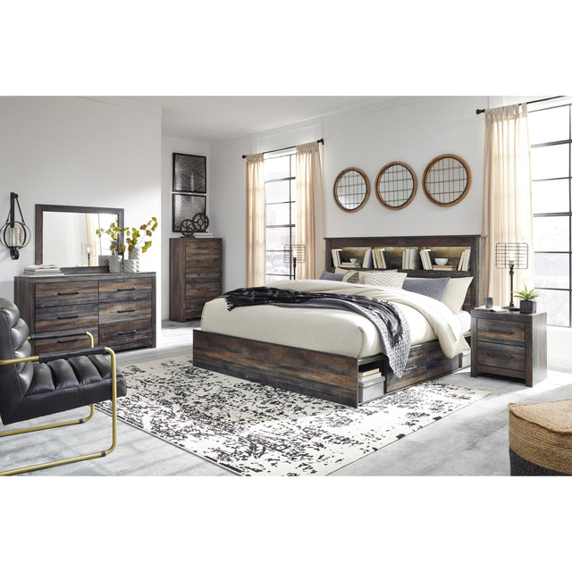  Signature Design by Ashley Drystan B211 10 pc King Panel Storage Bedroom Set IMAGE 1