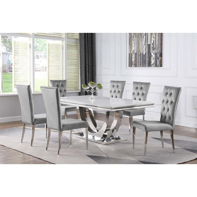 Coaster Furniture 111101-S7G 7 pc Dining Set IMAGE 1