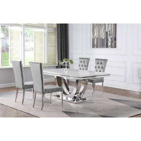  Coaster Furniture 111101-S5G 5 pc Dining Set IMAGE 1