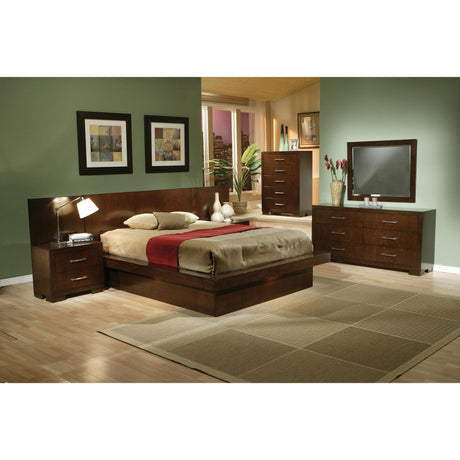  Coaster Furniture Jessica 200711KE-S5P 6 pc King Platform Bedroom Set IMAGE 1