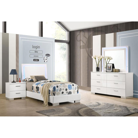 Coaster Furniture Felicity 203500T-S4L 6 pc Twin Bedroom Set IMAGE 1