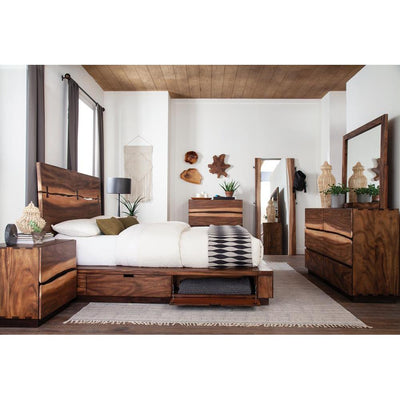  Coaster Furniture Winslow 223250SQ-S5 7 pc Queen Platform Bedroom Set IMAGE 1