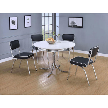  Coaster Furniture Retro 2388-S5 5 pc dining set IMAGE 1