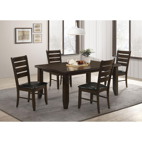  Coaster Furniture Dalila 102722 Wood Dining Side Chair - Cappuccino (Set of 2) IMAGE 10