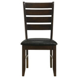  Coaster Furniture Dalila 102722 Wood Dining Side Chair - Cappuccino (Set of 2) IMAGE 2