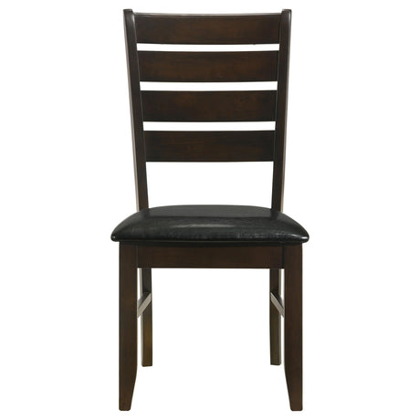  Coaster Furniture Dalila 102722 Wood Dining Side Chair - Cappuccino (Set of 2) IMAGE 2