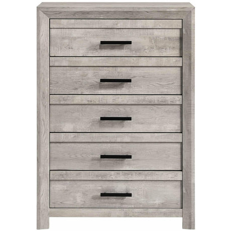  Elements International Ellen EL700 7 pc Queen Panel Bedroom Set IMAGE 5