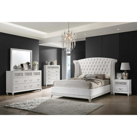  Coaster Furniture Barzini 300843KW-S4 6 pc California King Platform Bedroom set IMAGE 1
