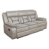  Coaster Furniture Greer 651351-S3 3 pc Reclining Living Room Set IMAGE 3