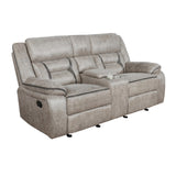  Coaster Furniture Greer 651351-S3 3 pc Reclining Living Room Set IMAGE 4