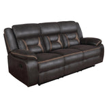  Coaster Furniture Greer 651354-S2 2 pc Reclining Living Room Set IMAGE 2