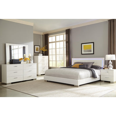  Coaster Furniture Felicity 203500KW-S6 8 pc California King Bedroom Set IMAGE 1