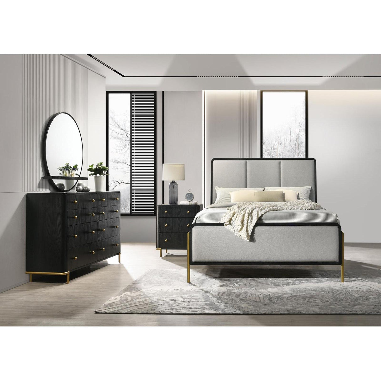  Coaster Furniture Arini 224331KE-S4 6 pc King Panel Bedroom Set IMAGE 1
