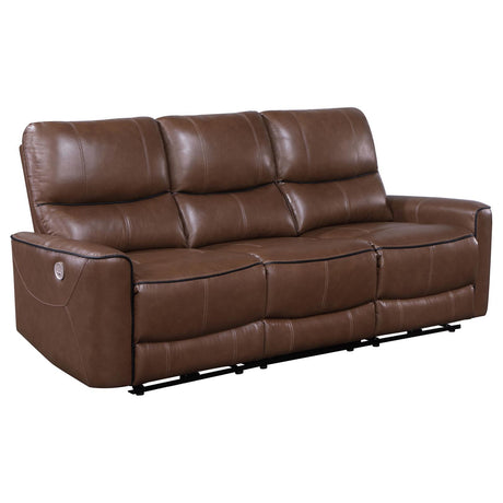  Coaster Furniture Greenfield 610264P-S2 2 pc Power Reclining Living Room Set IMAGE 3