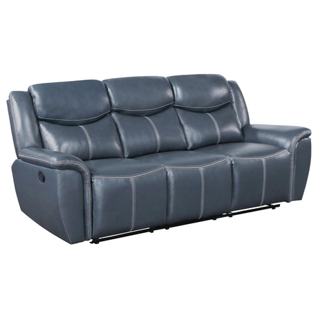  Coaster Furniture Sloane 610271-S3 3 pc Reclining Living Room Set IMAGE 3