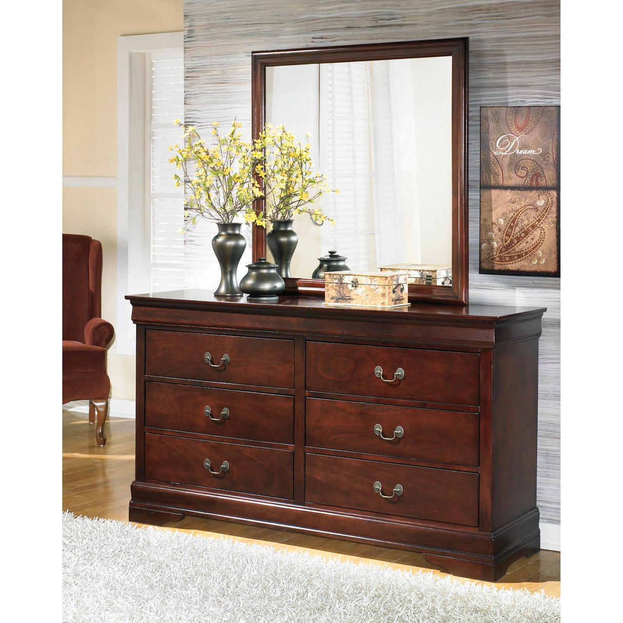  Signature Design by Ashley Alisdair B376B19 7 pc Full Sleigh Bedroom Set IMAGE 4
