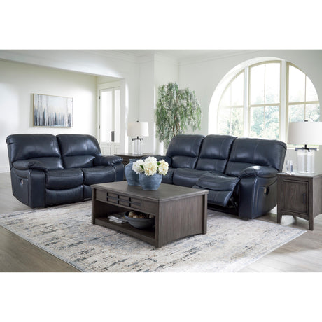  Signature Design by Ashley Leesworth U43809U1 2 pc Power Reclining Living Room Set IMAGE 1