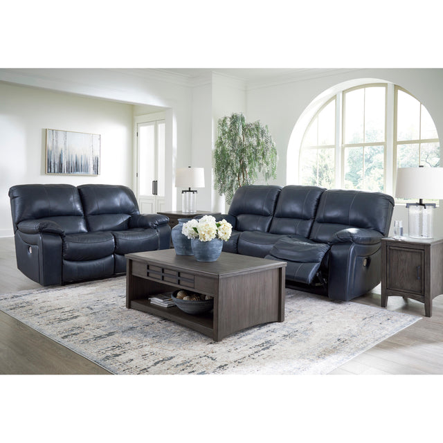  Signature Design by Ashley Leesworth U43809U1 2 pc Power Reclining Living Room Set IMAGE 1