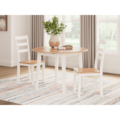 Signature Design by Ashley Gesthaven D398D4 3 pc Dining Set IMAGE 1