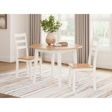  Signature Design by Ashley Gesthaven D398D4 3 pc Dining Set IMAGE 1