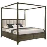  Coaster Furniture Gran Park 224931KW-S5 7 pc California King Canopy Bedroom Set IMAGE 2